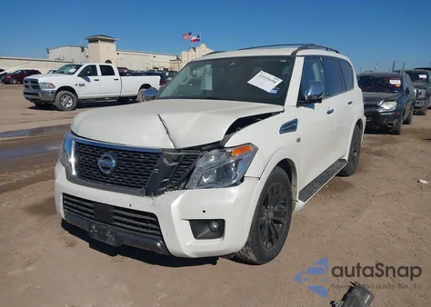 2019 Nissan Armada Platinum z USA, uszkodzony, nr VIN JN8AY2NF8K9350372